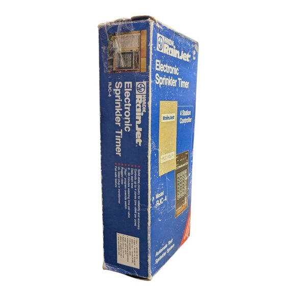 Vintage RainJet RJC-4 4-Zone Sprinkler Timer - New Open Box - Picture 6 of 7